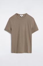Round-Neck T-Shirt Brown - Image 4