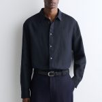 Linen Shirt Navy