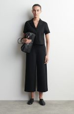Wide-Leg Pants Black