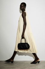 Pleated Dress Cream - Image 2