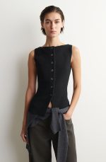 Slim Vest Black