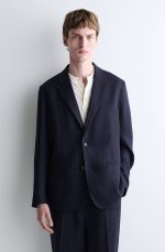 Linen Single-Breasted Blazer