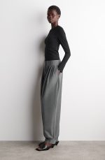 Wool Trousers Gray - Image 2