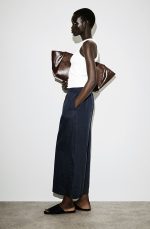 Linen Wide-Leg Pants Navy - Image 2