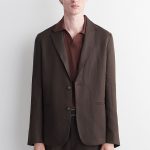 Linen Single-Breasted Blazer