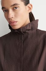 Mock-Neck Shirt Brown - Image 3