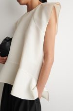 Round-Neck Top White - Image 3