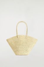 Woven Tote Bag Beige