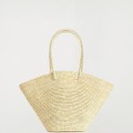 Woven Tote Bag Beige