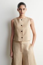 Slim Vest Beige