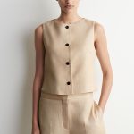 Slim Vest Beige