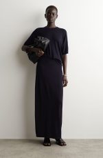 Wool T-Shirt Navy - Image 2