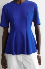 Cotton T-Shirt Blue - Image 3