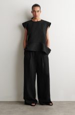 Round-Neck Top Black - Image 2
