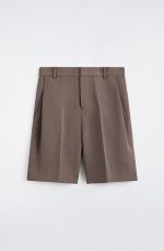 Linen Shorts Brown - Image 4