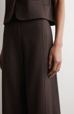 Wide-Leg Pants Brown - Image 3