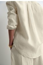 Linen Long-Sleeve Shirt - Image 3