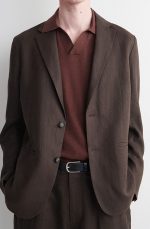 Linen Single-Breasted Blazer - Image 3