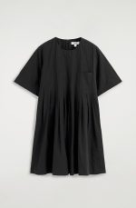 Round-Neck Dress Black - Image 4