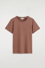 Round-Neck T-Shirt Brown - Image 4
