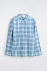 Cotton Shirt Blue - Image 4