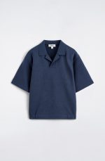 Cotton Polo Navy - Image 4