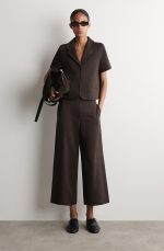 Wide-Leg Pants Brown