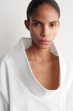 Mock-Neck Top White - Image 3