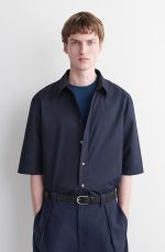 Cotton Shirt Navy