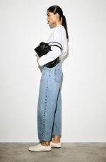 Linen V-Neck Shirt White - Image 2