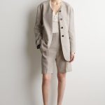 Linen Shorts Beige