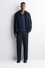 Cotton Polo Navy - Image 2