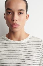 Linen Round-Neck T-Shirt - Image 3