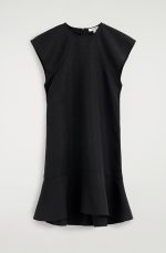 Round-Neck Dress Black - Image 4