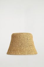 Sculptural Straw Fisherman Hat Beige - Image 4