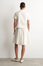 Cotton Skirt White - Image 3