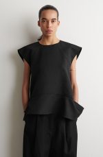 Round-Neck Top Black