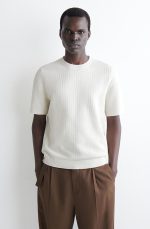 Knitted Short-Sleeve T-Shirt