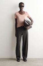 Silk Slim T-Shirt Pink - Image 2