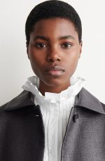 Mock-Neck Shirt White - Image 3