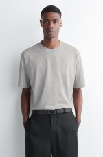 Round-Neck T-Shirt Gray