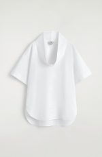 Mock-Neck Top White - Image 4