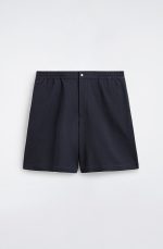 Knitted Shorts Navy - Image 4