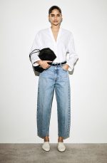 Linen V-Neck Shirt White