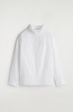 Mock-Neck Shirt White - Image 4