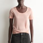 Silk Slim T-Shirt Pink
