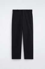 Cotton Wide-Leg Pants Black - Image 4
