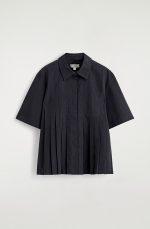 Pleated Shirt Blue - Image 4