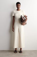 Denim Wide-Leg Pants