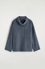 Silk Mock-Neck Top - Image 4